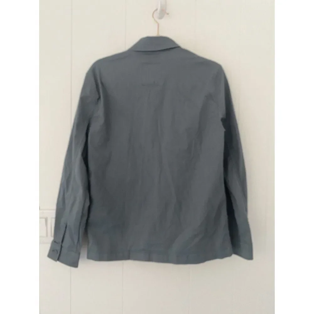 Abercrombie &‎ Fitch Men's Technical Twill Shirt Jacket Green Sz Small Q111